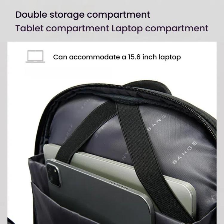 BANGE BACKPACK GRAY BG-3065 thumbnail 3