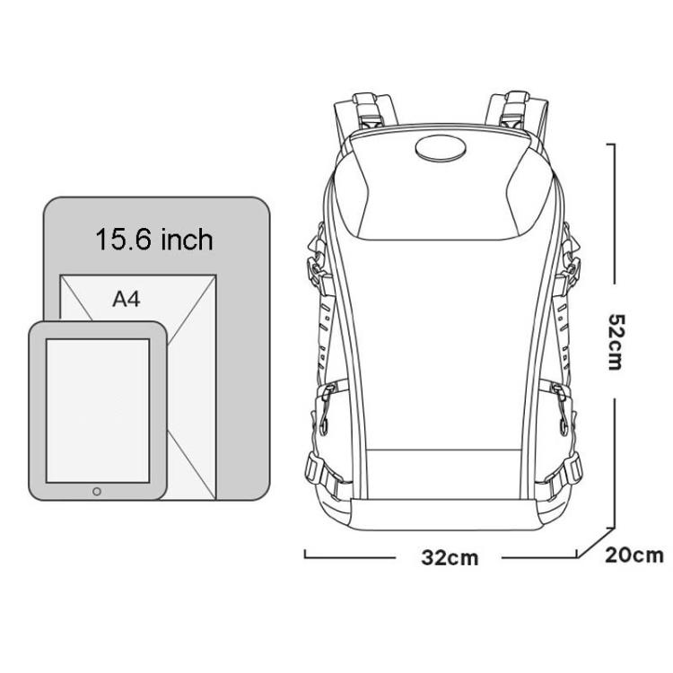 BANGE BACKPACK BLACK BG-FW226 thumbnail 4