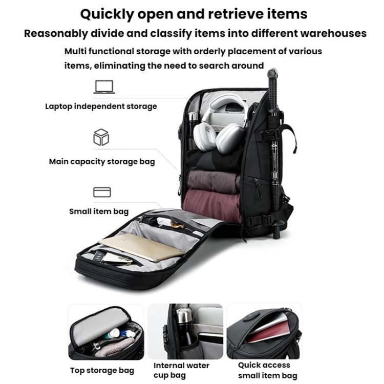 BANGE BACKPACK BLACK BG-FW226 thumbnail 5