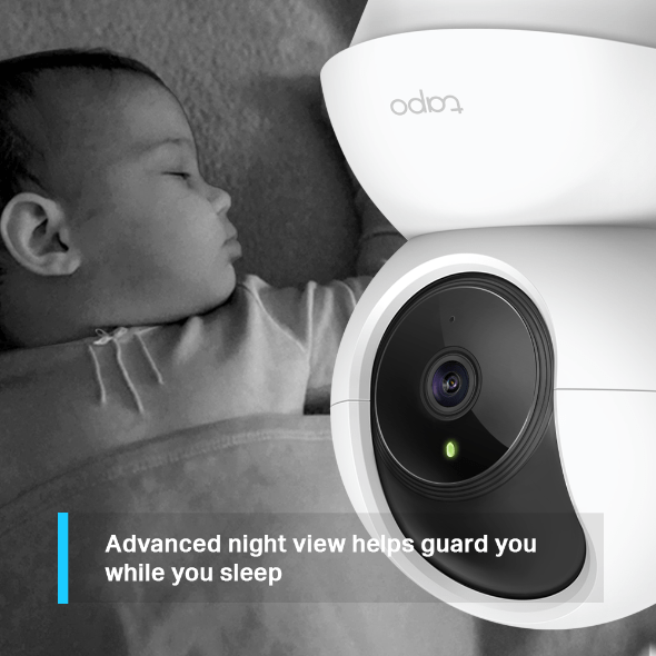 TP-Link Pan/Tilt Home Security WiFi Camera - Tapo TC70 thumbnail 6