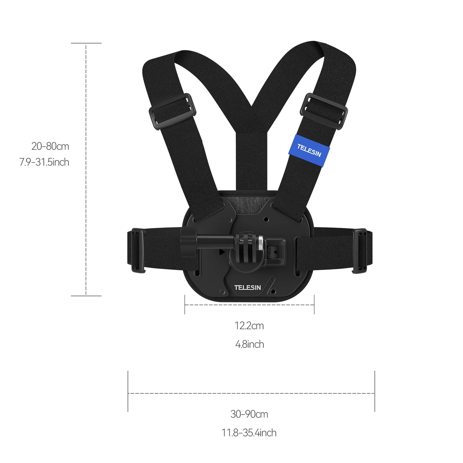 TELESIN QUICK RELEASE CHEST MOUNT S2-CGP-01 thumbnail 5