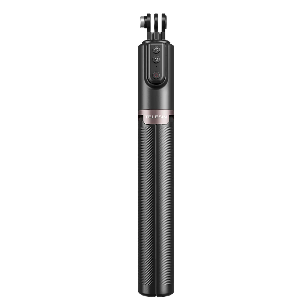 TELESIN 1.3M SELFIE STICK TRIPOD WITH REMOTE CONTROL TE-RCSS-003 thumbnail 6