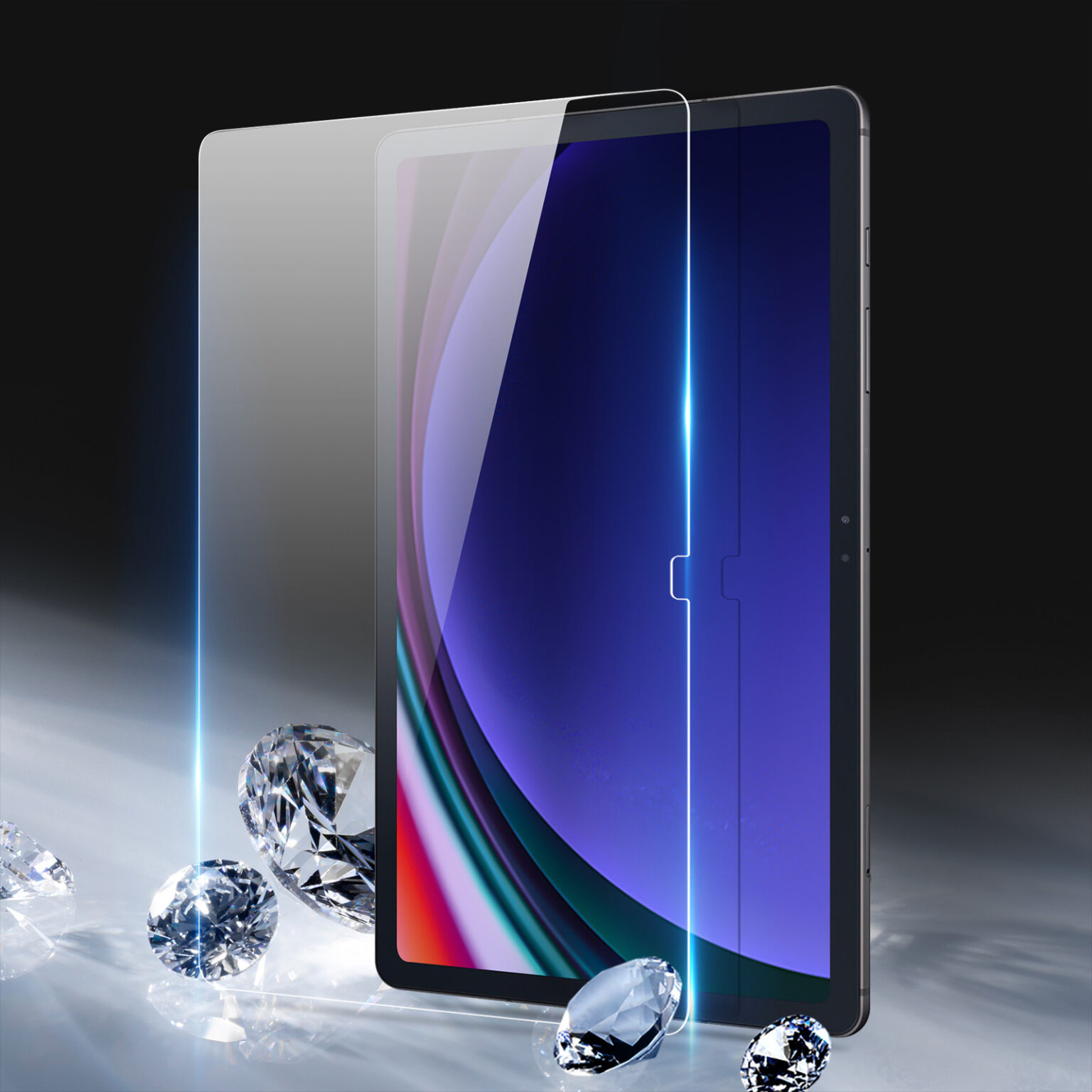 DUXDUCIS SAMSUNG TAB S10 ULTRA/S9 ULTRA/S8 ULTRA GLASS SCREEN PROTECTOR CLEAR thumbnail 6