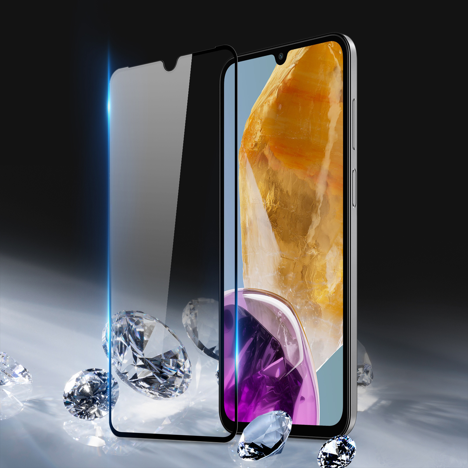DUXDUCIS SAMSUNG A15/M15 GLASS SCREEN PROTECTOR BLACK thumbnail 3