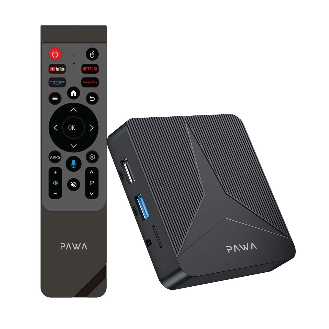PAWA ANDROID TV BOX 4K ULTRA HD BLACK PW-ATVBX44-BK thumbnail 2