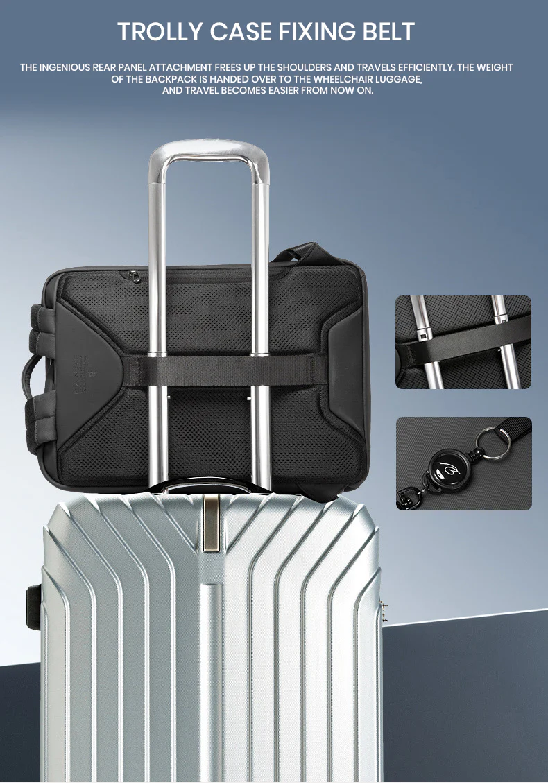 BANGE BACKPACK BLACK BG-2913 thumbnail 4