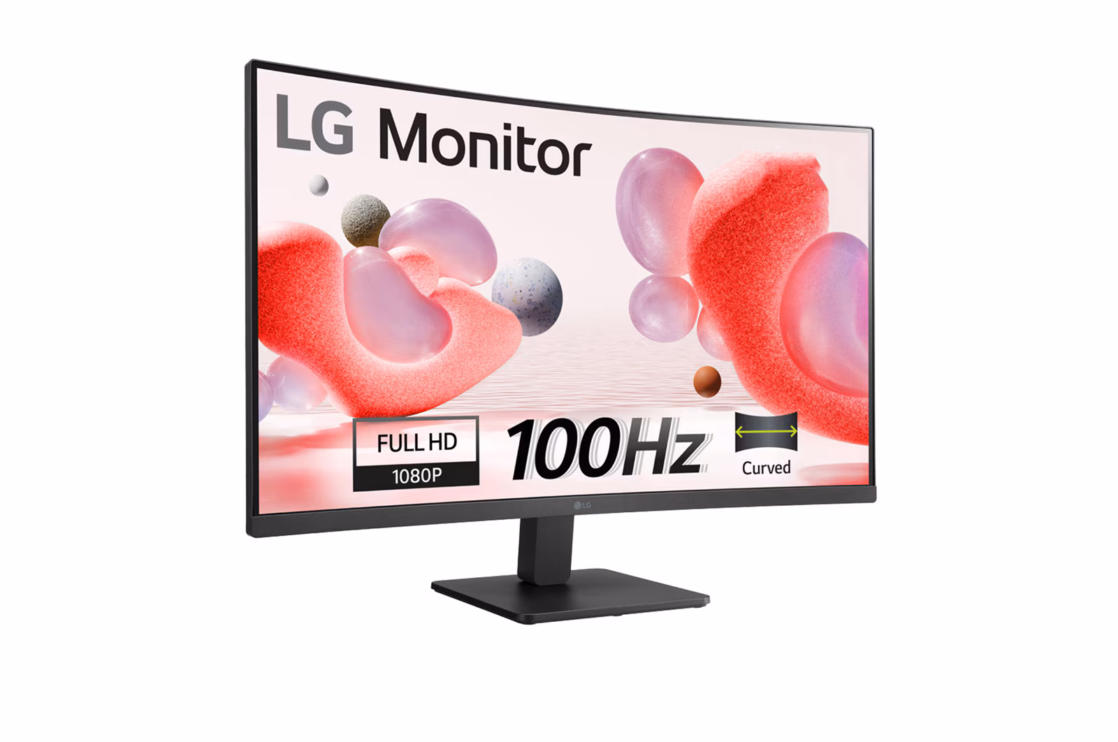 LG 32 INCH FHD 100HZ FREE SYNC CURVED GAMING MONITOR 32MR50C thumbnail 3