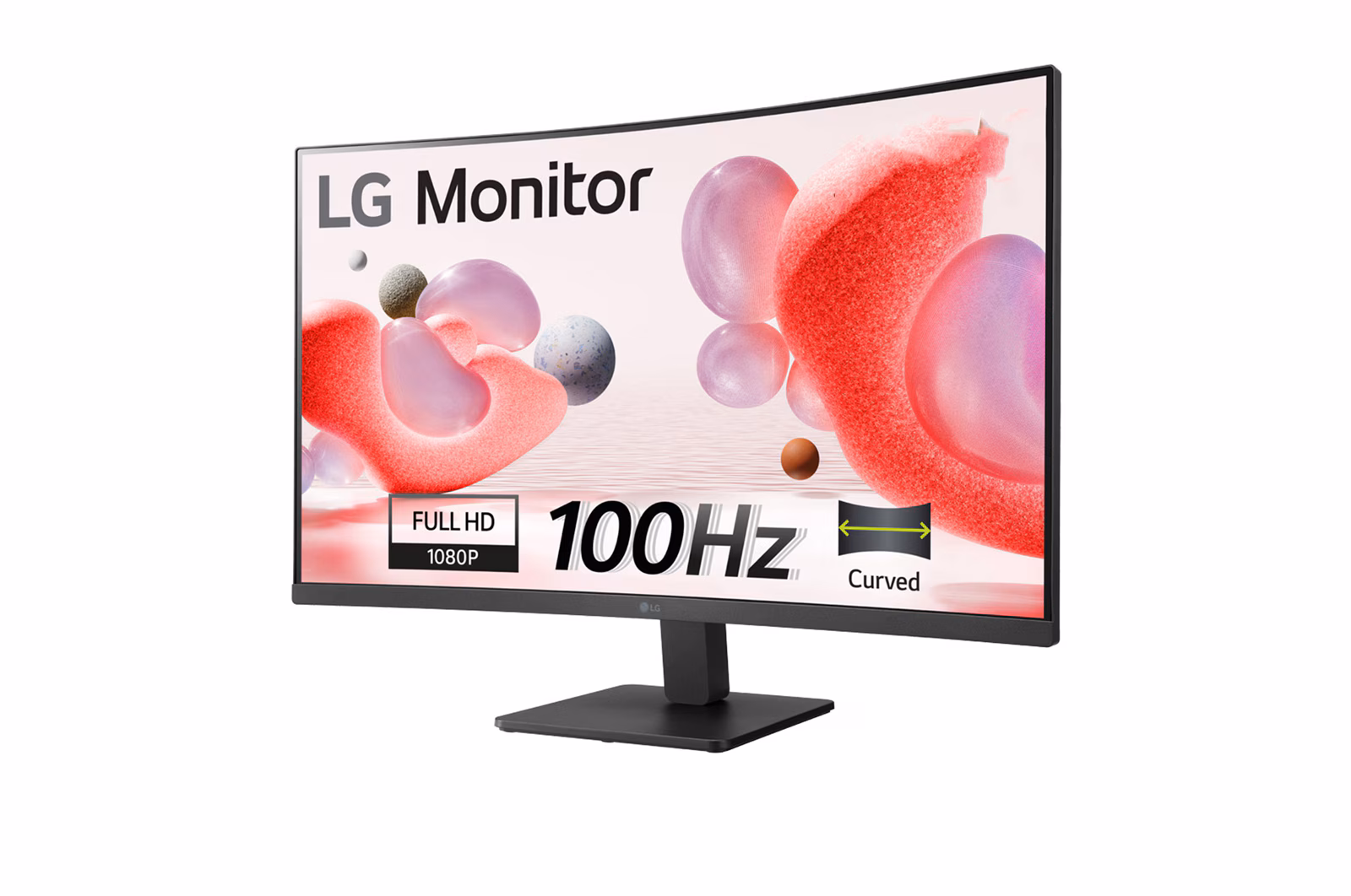 LG 32 INCH FHD 100HZ FREE SYNC CURVED GAMING MONITOR 32MR50C thumbnail 2
