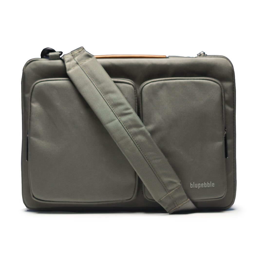 BLUPEBBLE URBAN 14 INCH LAPTOP BAG GRAY BP-URBAN14-GY