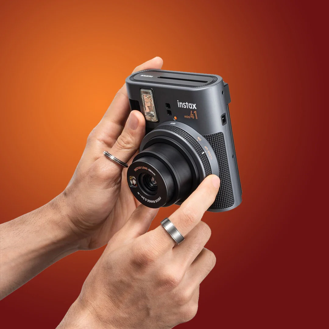 FUJIFILM INSTAX MINI 41 INSTANT CAMERA BLACK thumbnail 3