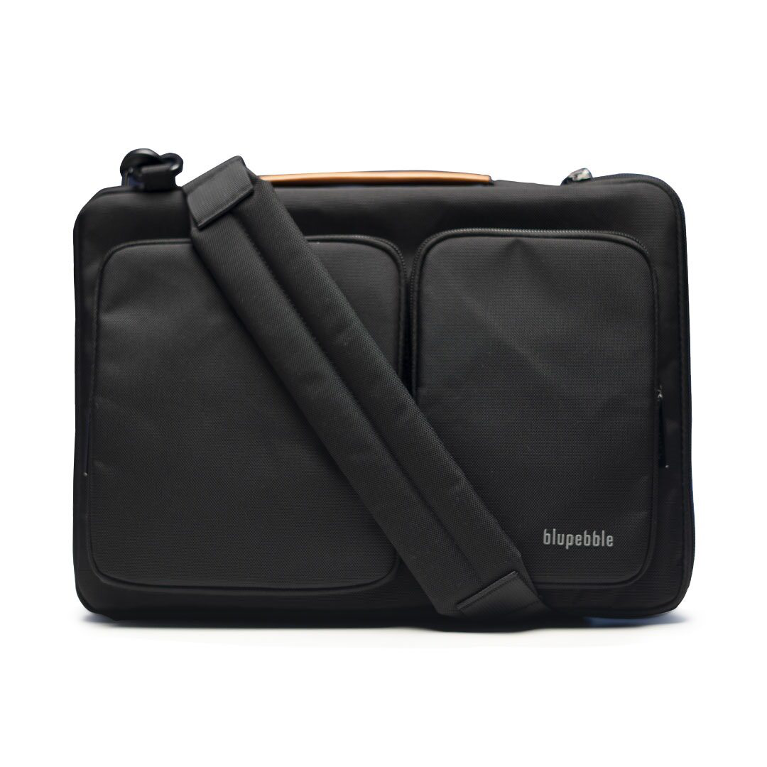 BLUPEBBLE URBAN 16 INCH LAPTOP BAG BLACK BP-URBAN16-BK