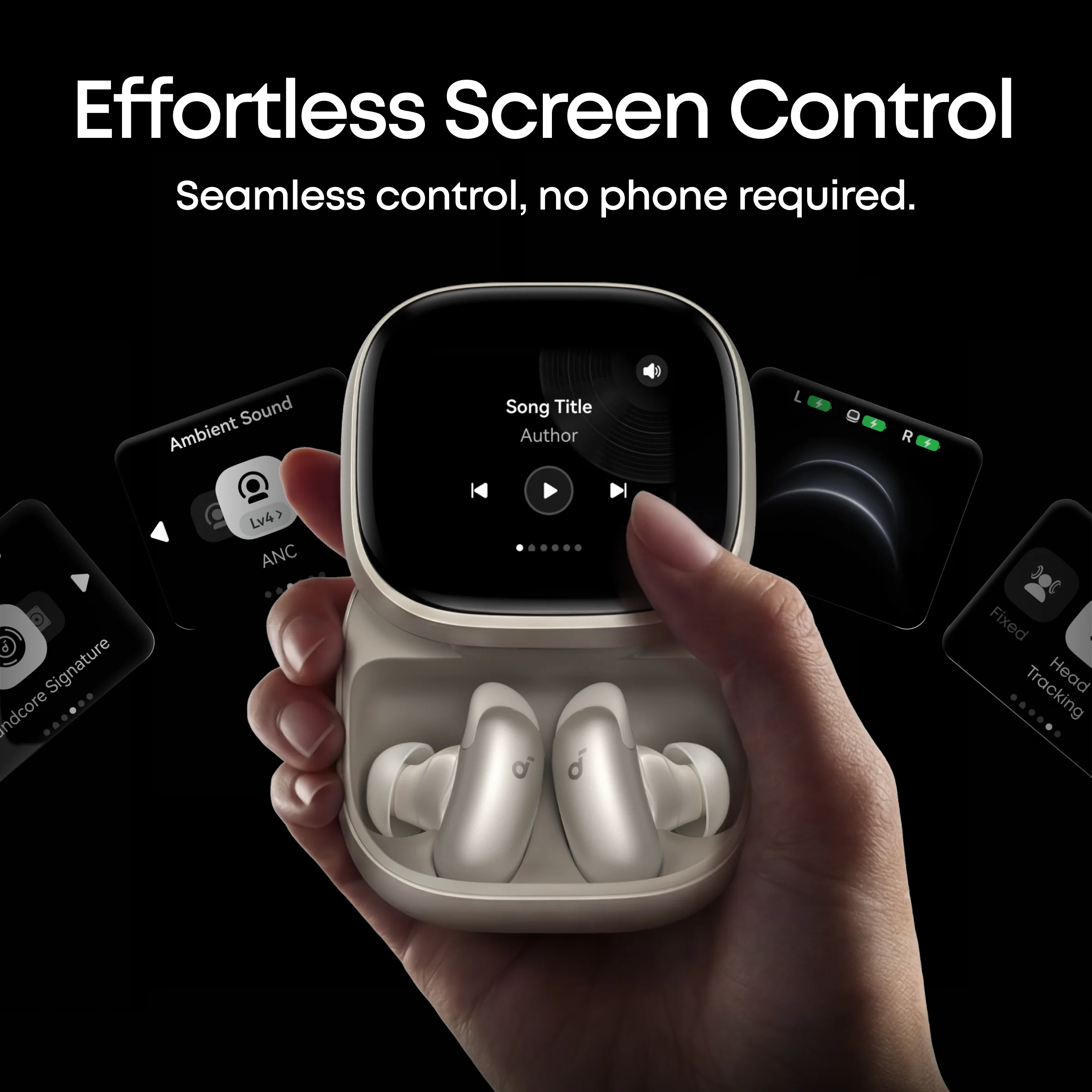Anker Soundcore Liberty 5 Pro Max Golden (D1204HB1) – Premium True Wireless Earbuds with Advanced Noise Cancellation thumbnail 3