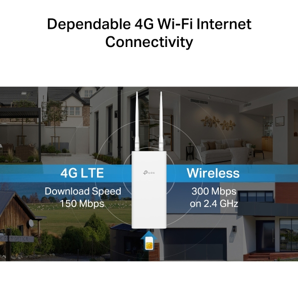 TP LINK 4G  OUTDOOR 300 MBPS WIFI ROUTER TL-MR100 OUTDOOR thumbnail 7