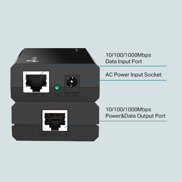 TP LINK OMADA GIGABIT POE INJECTOR POE150S thumbnail 3