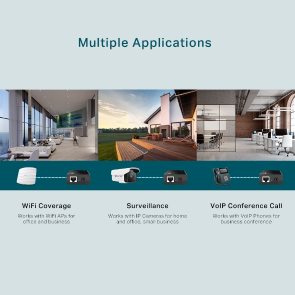 TP LINK OMADA GIGABIT POE INJECTOR POE150S thumbnail 5