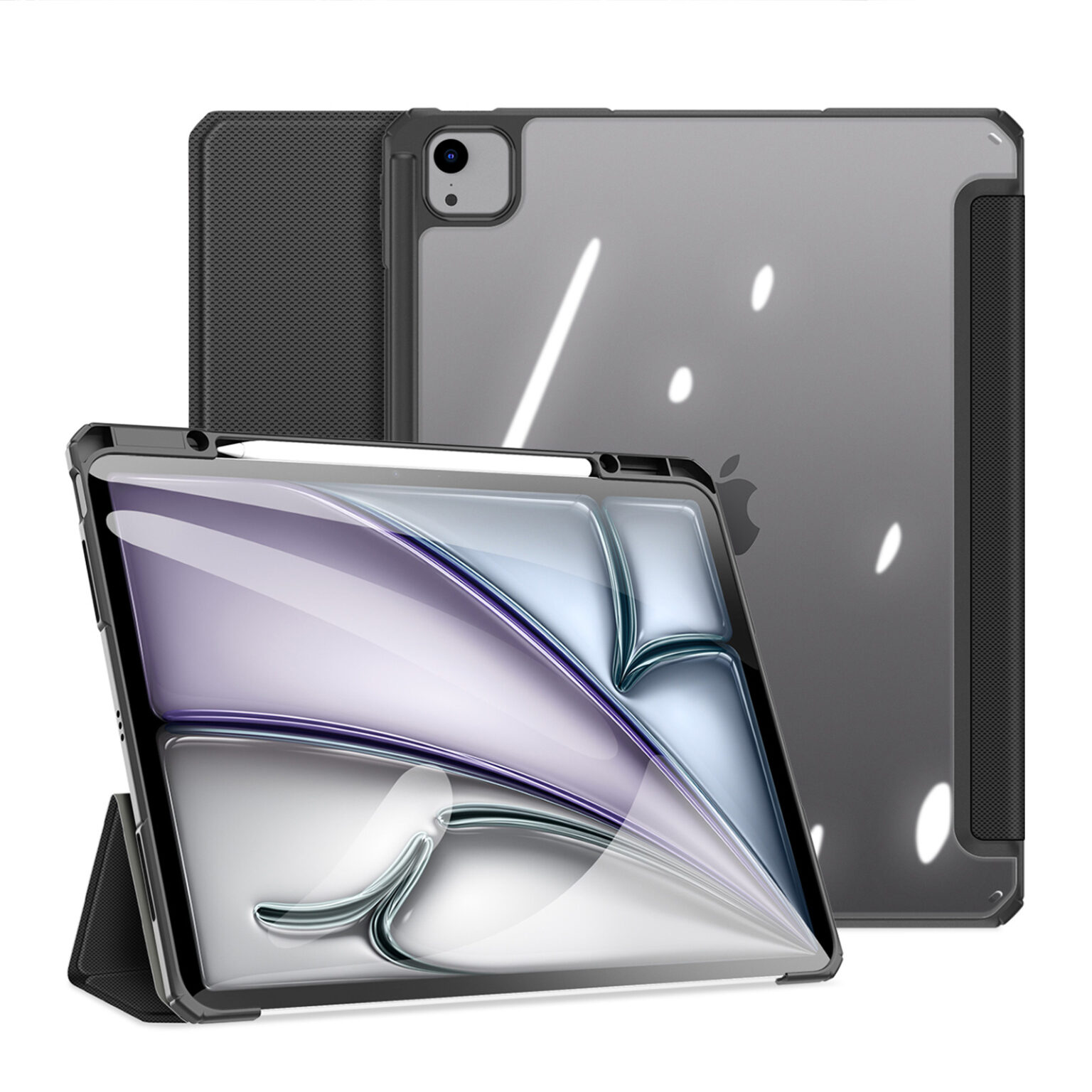 DUXDUCIS IPAD AIR 13/ IPAD PRO 12.9 TOBY SERIES CASE BLACK TOBY-0201 thumbnail 2