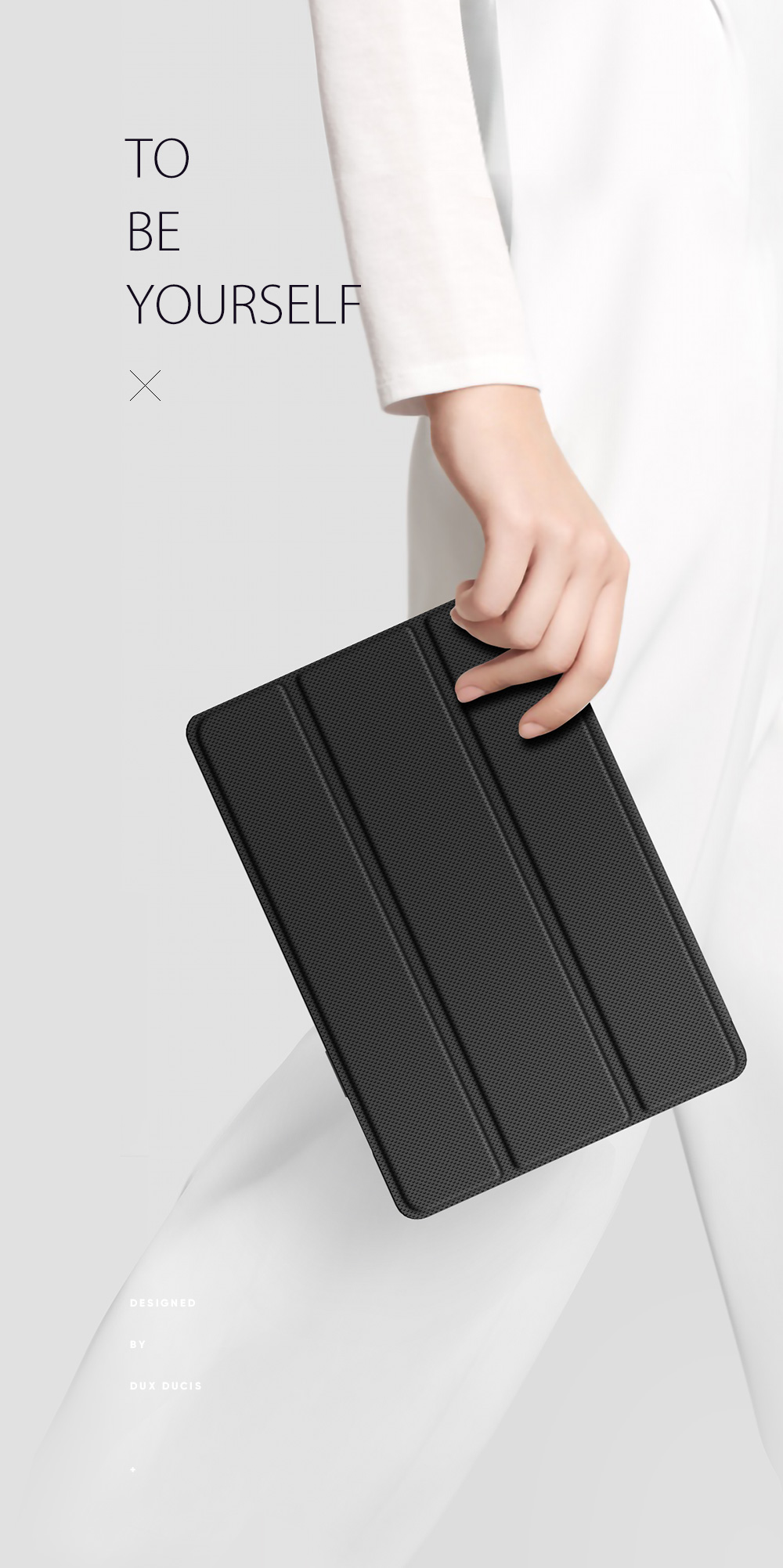DUX DUCIS SAMSUNG TAB A11/A9 TOBY CASE BLACK TOBY-0234 thumbnail 3