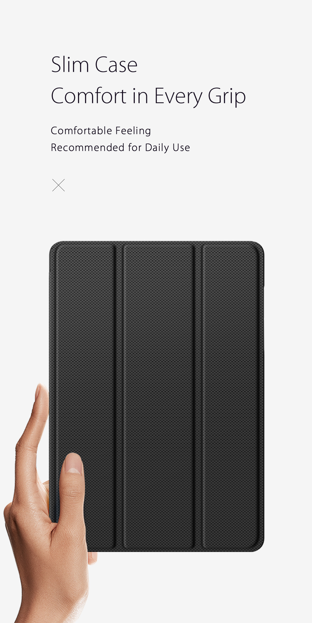 DUX DUCIS SAMSUNG TAB A11/A9 TOBY CASE BLACK TOBY-0234 thumbnail 2