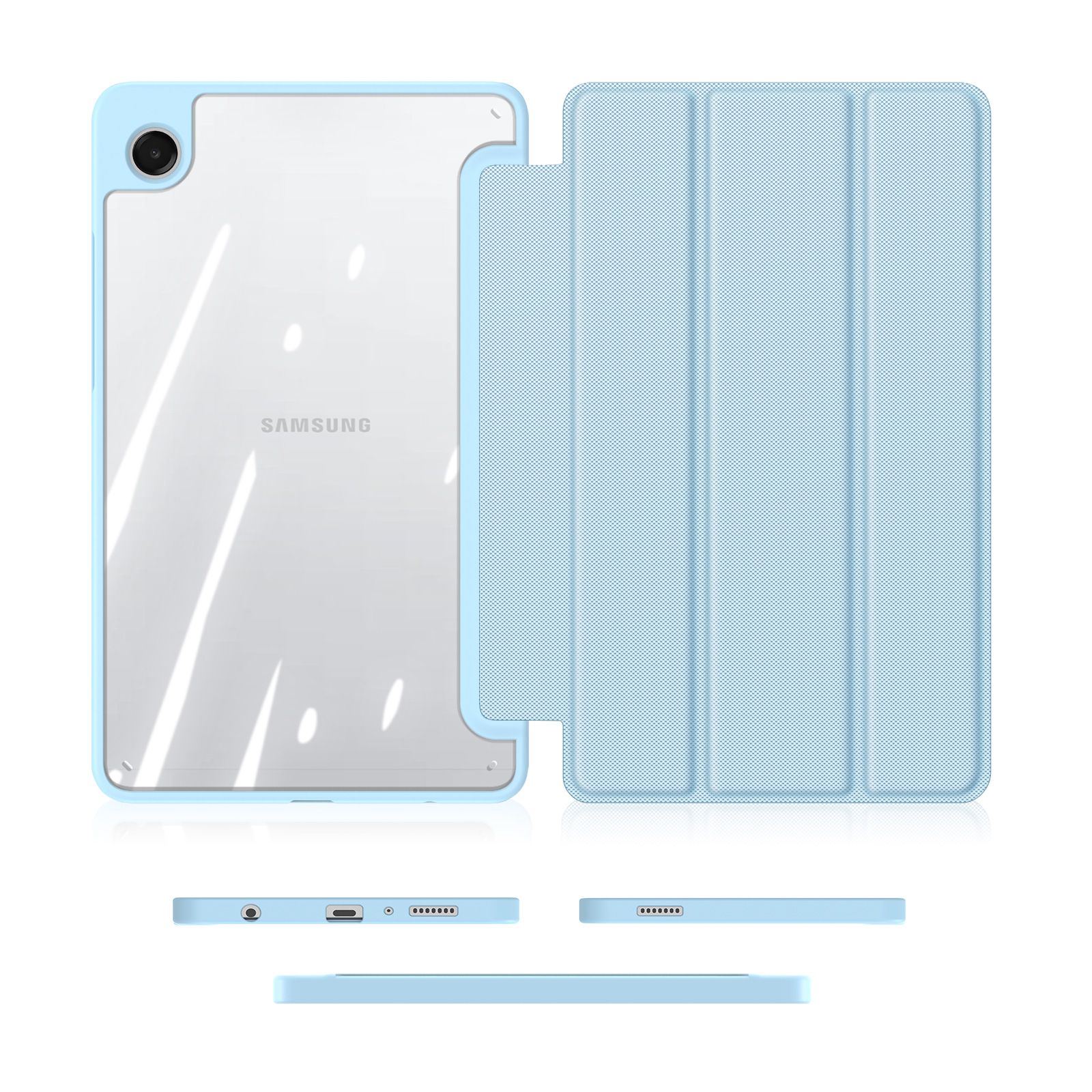 DUX DUCIS SAMSUNG TAB A11/A9 TOBY CASE LIGHT BLUE TOBY-0235 thumbnail 5