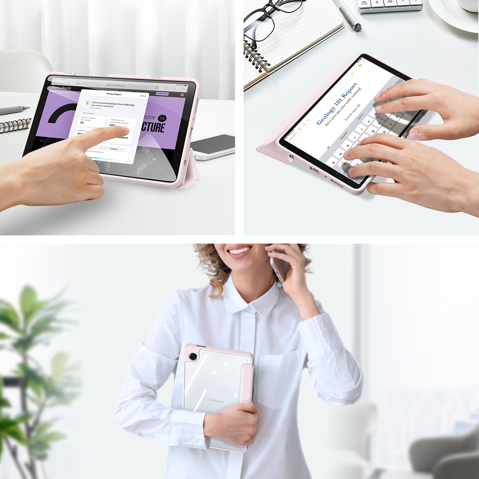 DUX DUCIS SAMSUNG TAB A11/A9 TOBY CASE BLACK TOBY-0234 thumbnail 6