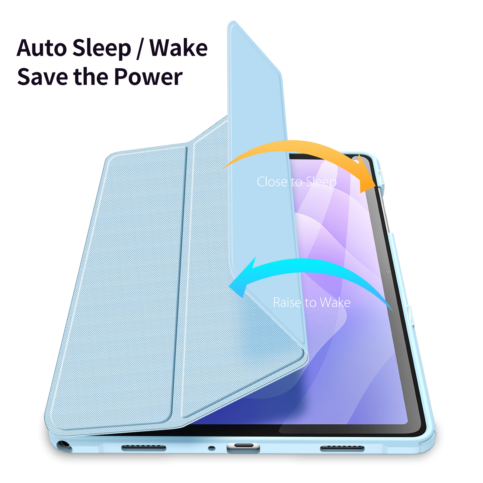 DUX DUCIS SAMSUNG TAB A11 PLUS/A9 PLUS TOBY  CASE LIGHT BLUE TOBY-0238 thumbnail 3