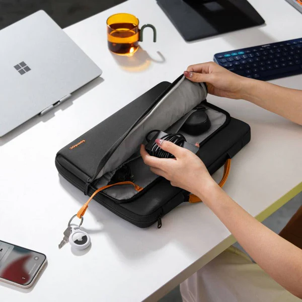 TOMTOC DEFENDER A14 13.5-14 INCH LAPTOP BRIEF CASE BLACK A14D3D1 thumbnail 8