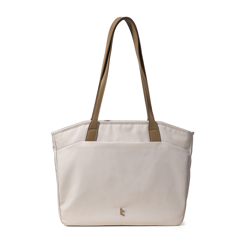 TOMTOC VERSATILE 12 INCH TOTE LAPTOP BAG KHAKI T23M1K1