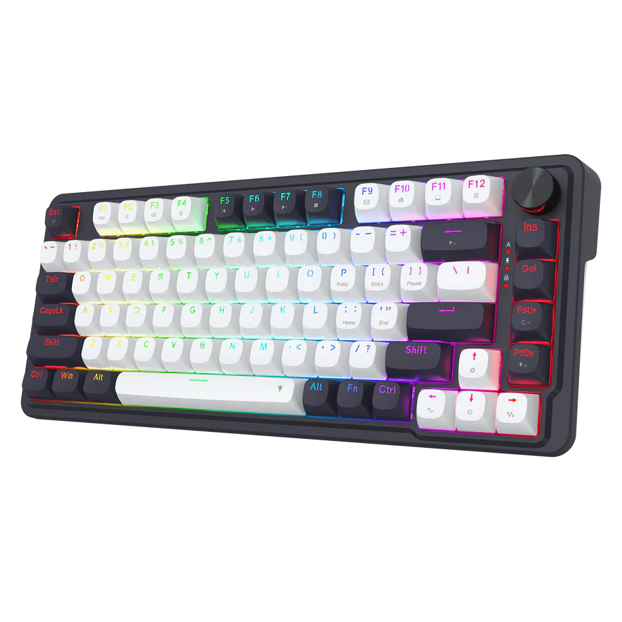 REDRAGON UCAL MAX K673 75% HOT SWAP WIRELESS MECHANICAL GAMING KEYBOARD K673WB-RGB-M