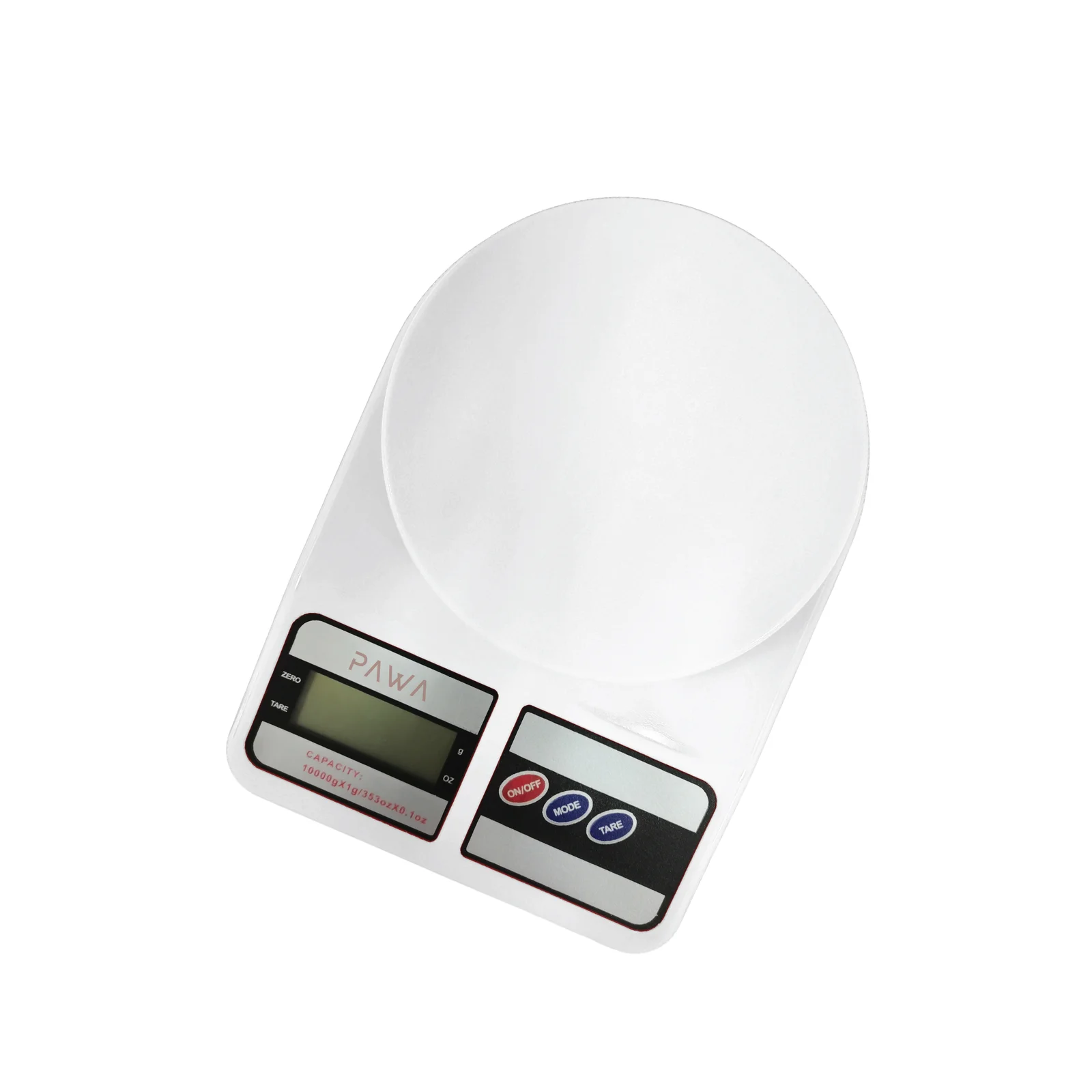PAWA ELECTRONIC FOOD SCALE MAX 10KG WHITE PW-MFDSCL25-WH thumbnail 2