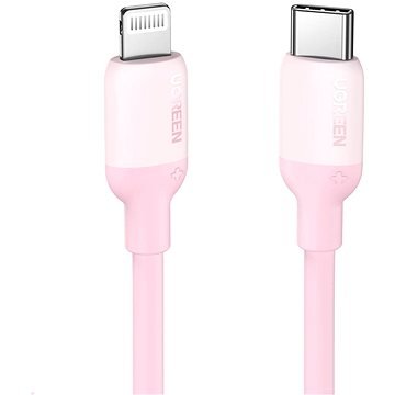 UGREEN USB-C TO LIGHTNING SILICONE CABLE 1M PINK 60625