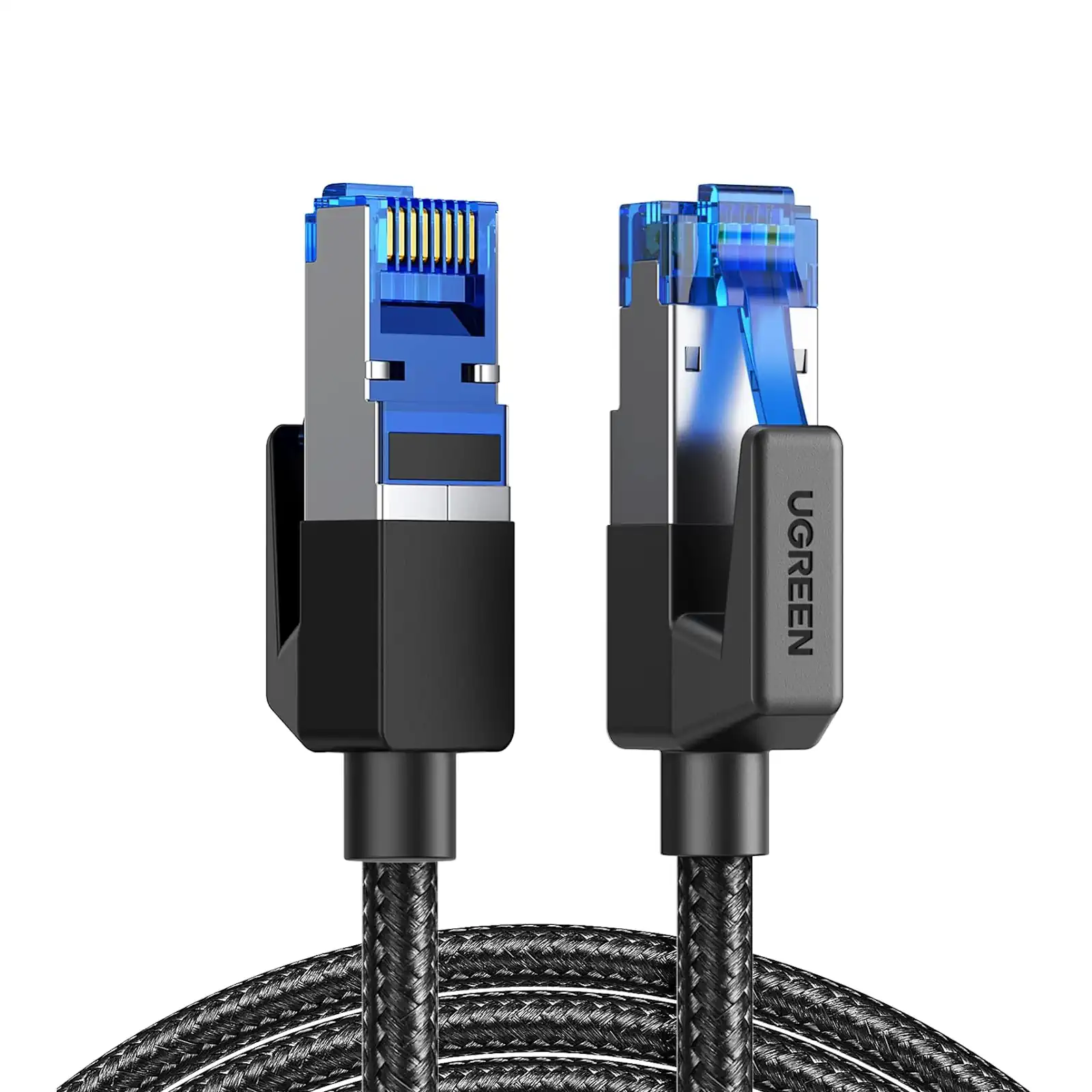 UGREEN CAT8 SHIELDED ROUND BRAIDED CABLE MODULAR PLUGS 3M 80432