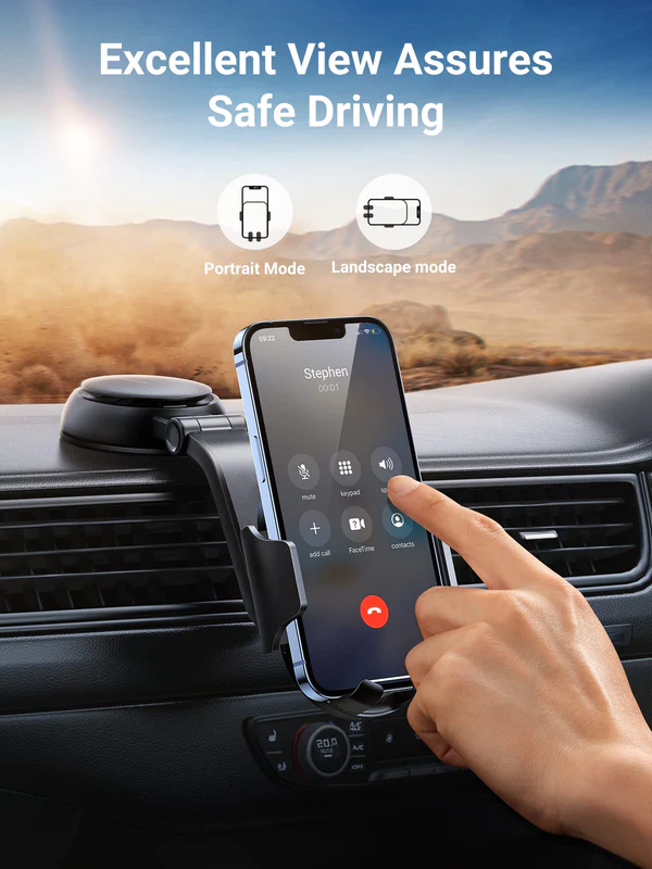 UGREEN WATERFALL-SHAPED SUCTION CUP PHONE MOUNT 20473 thumbnail 2