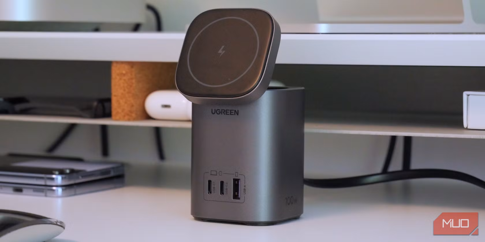 UGREEN NEXODE 100W 2 IN 1 GAN DESKTOP CHARGER 15169 thumbnail 2
