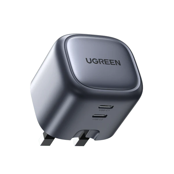 UGREEN NEXODE DUAL USB C PD GAN FAST FAST CHARGER 45W 15332