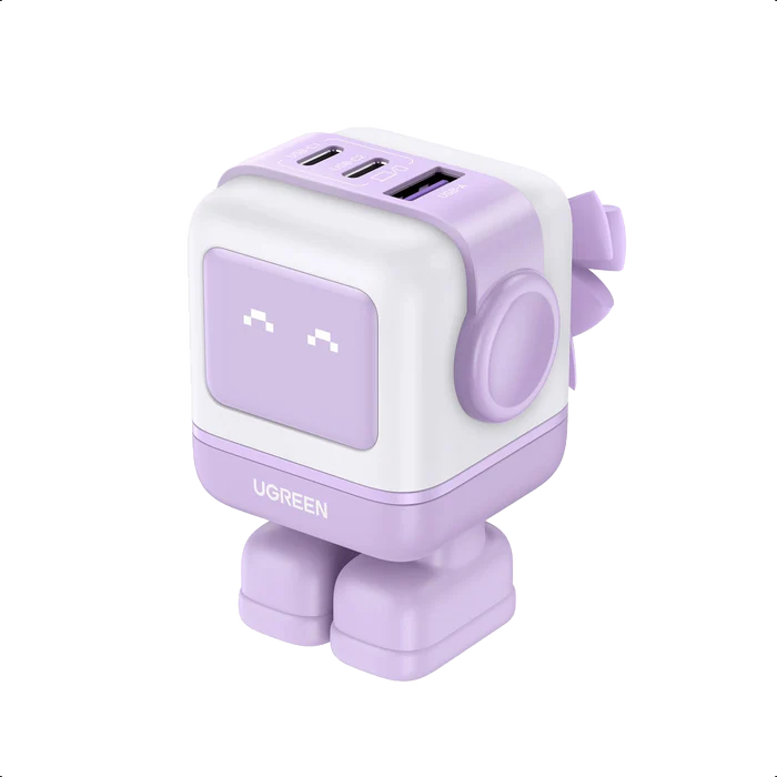 UGREEN NEXODE RG 3 PORTS GAN FAST CHARGER 65W PURPLE 35292