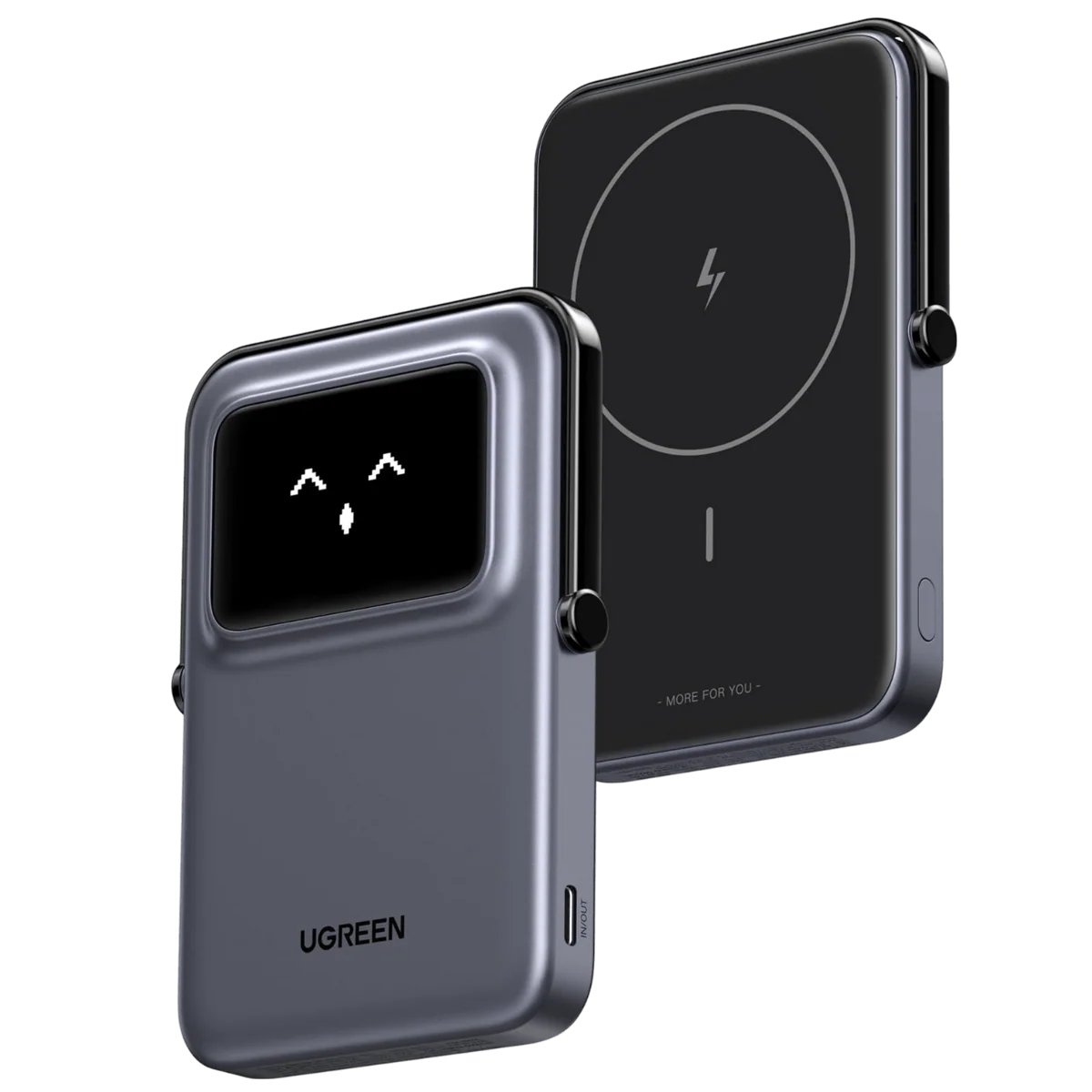 UGREEN UNO 5000MAH MAGNETIC WIRELESS POWERBANK GRAY PB571 35605B
