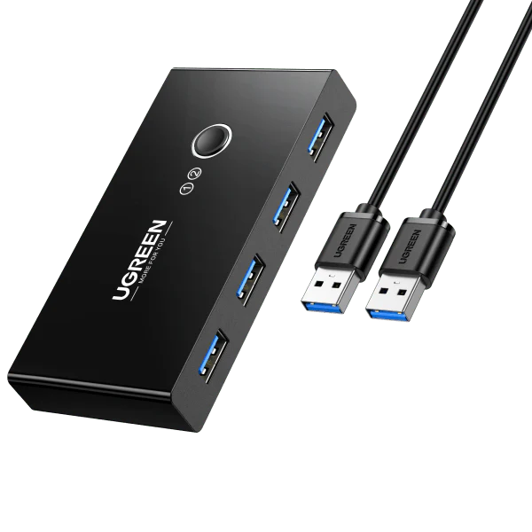 UGREEN 2 IN 4 OUT USB 3.0 SHARING SWITCH BOX US216 30768