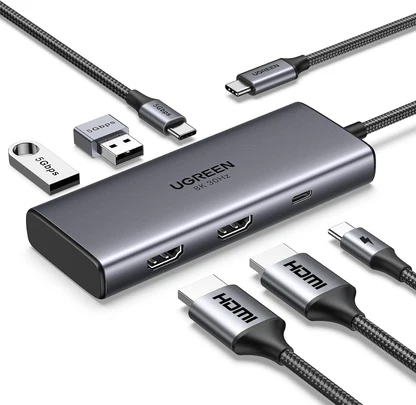 UGREEN 6 IN 1 USB-C MULTIFUNCTIONAL ADAPTER 15852
