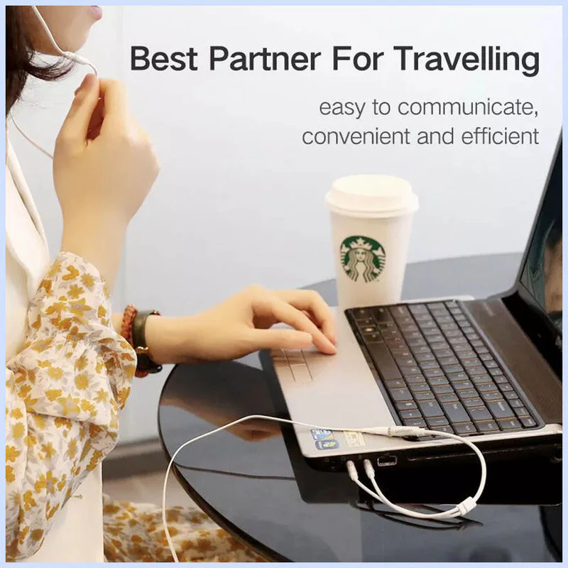 UGREEN 3.5MM FEMALE TO 2 MALE AUDIO CABLE ABS CASE WHITE 20897 thumbnail 5