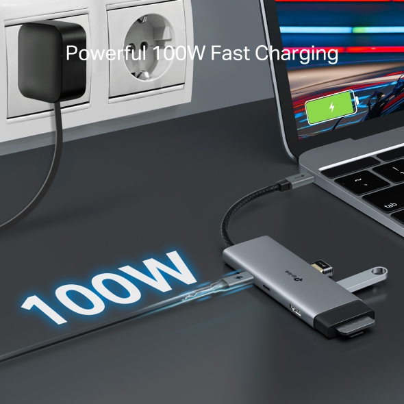 TP-LINK USB TYPE C 7 PORT HUB UH7020C thumbnail 7