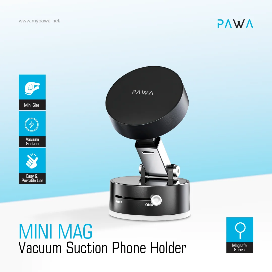 PAWA MINI MAG VACUUM SUCTION PHONE HOLDER PW-CH2T52M1 thumbnail 3