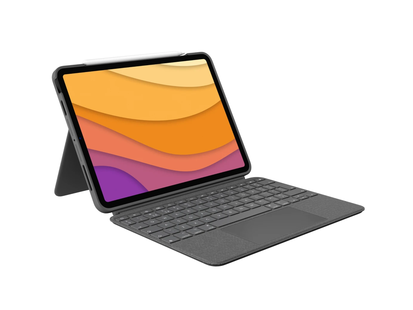 LOGITECH IPAD AIR 11 INCH (M2) AND IPAD AIR 5TH GENERATION COMBO TOUCH KEYBOARD CASE GRAY ARABIC 920-012637