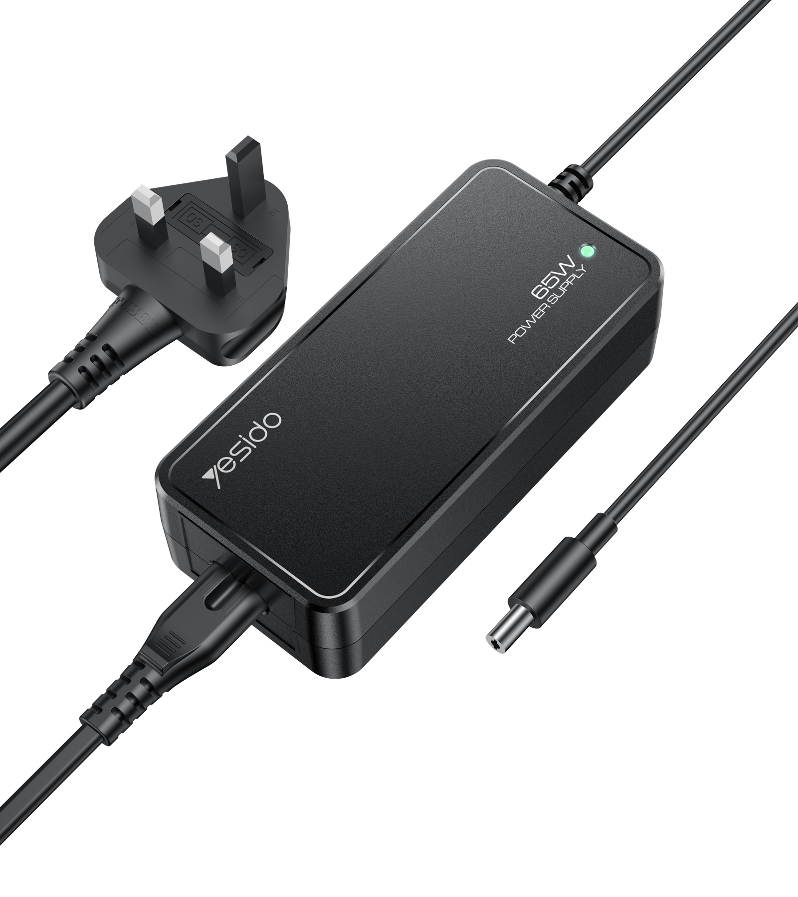 YESIDO 65W LAPTOP CHARGER BLACK CG11K