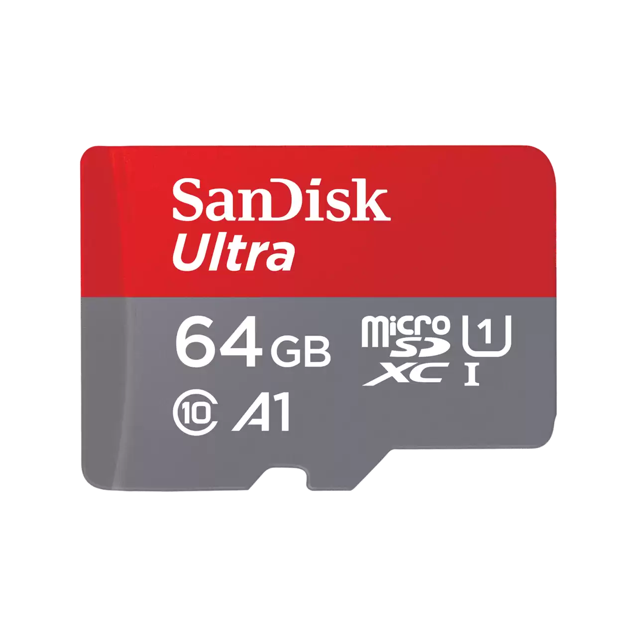 SANDISK ULTRA A1 MICROSDXC UHS-I CARD WITH ADAPTER 64GB SPEED UP TO 140 MBS SDSQUAB-064G-GN6MA