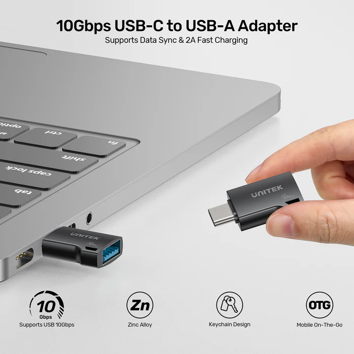 UNITEK 10GBPS USB-C TO USB-A ADAPTER A1048ABK01 thumbnail 15