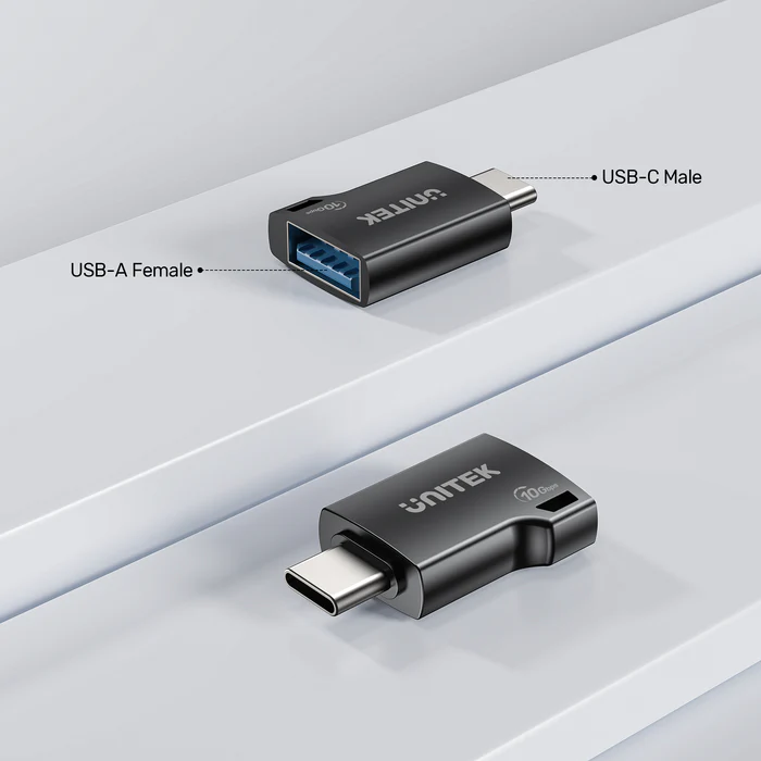 UNITEK 10GBPS USB-C TO USB-A ADAPTER A1048ABK01 thumbnail 7
