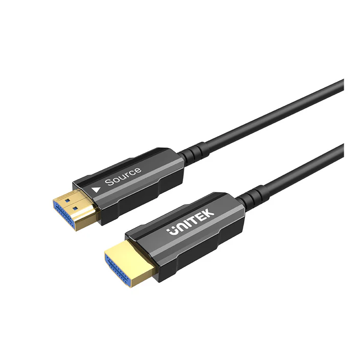 UNITEK 4K 60Hz HDMI FIBER OPTIC CABLE 15M BLACK C11072BK-15M thumbnail 12