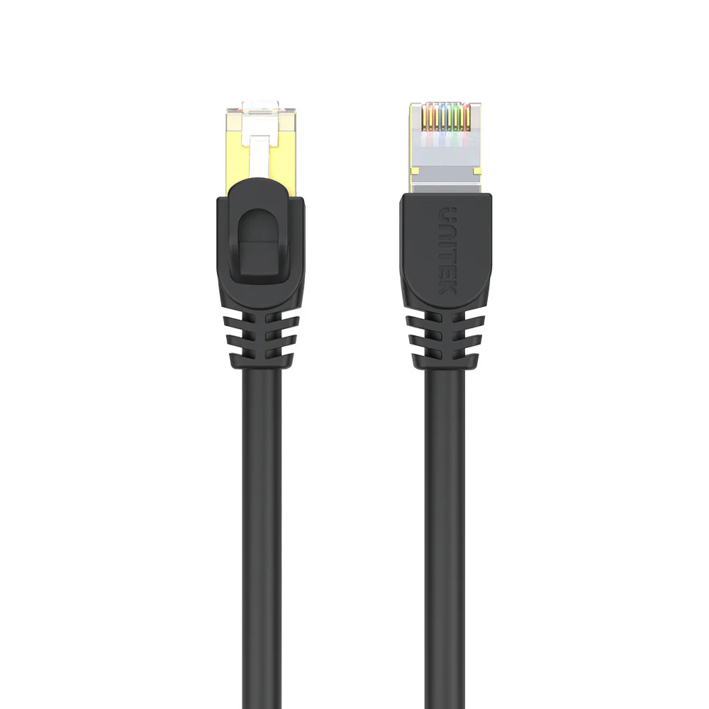 UNITEK CAT 7 ETHERNET CABLE 5M BLACK C1812EBK thumbnail 2