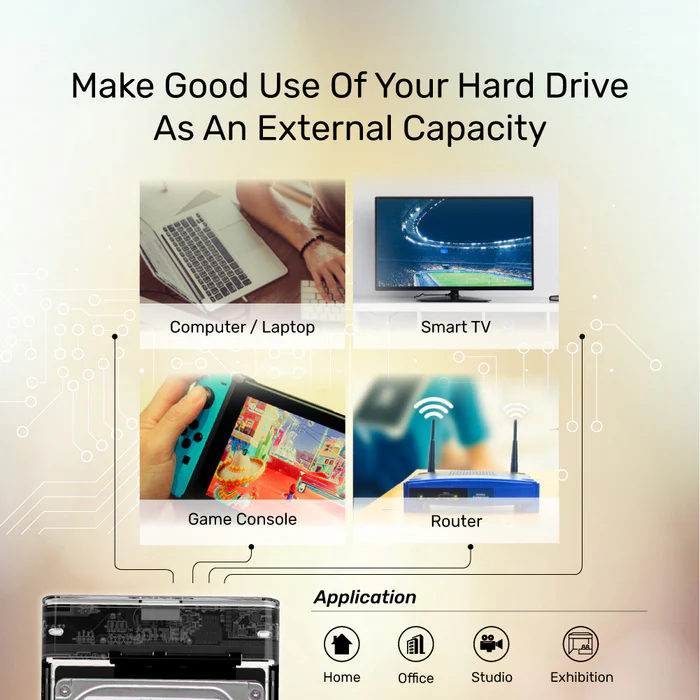 UNITEK 2.5 INCH SATA HARD DRIVE DISKGUARD LIMPID R BLACK S1103A thumbnail 8