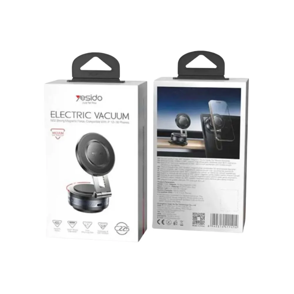 YESIDO ELECTRIC VACUUM MAGSAFE HOLDER BLACK C225 thumbnail 2